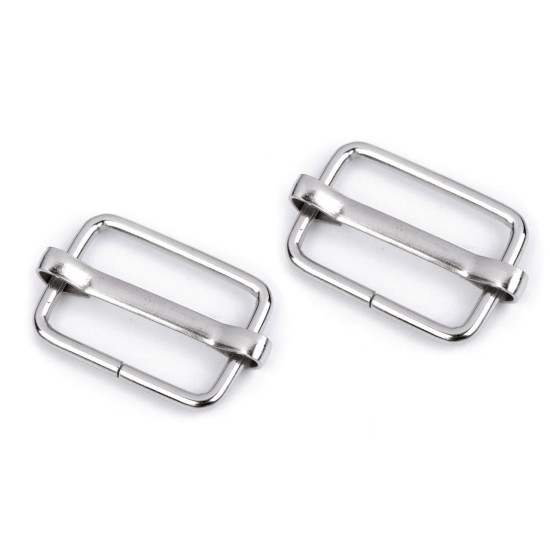 Adjustable slide buckle width 20 mm for webbing - Black varnish (300 Pieces) Adjustable slide buckle width 20 mm for webbing - Black varnish (300 Pieces)