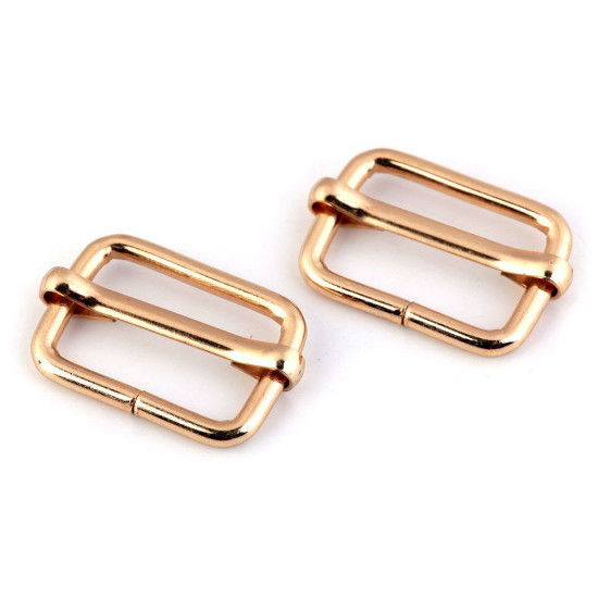 Adjustable slide buckle width 20 mm for webbing - Black varnish (300 Pieces) Adjustable slide buckle width 20 mm for webbing - Black varnish (300 Pieces)