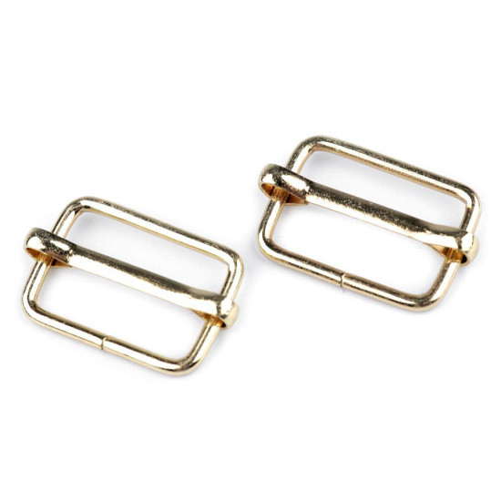 Adjustable slide buckle width 20 mm for webbing - Black varnish (300 Pieces) Adjustable slide buckle width 20 mm for webbing - Black varnish (300 Pieces)