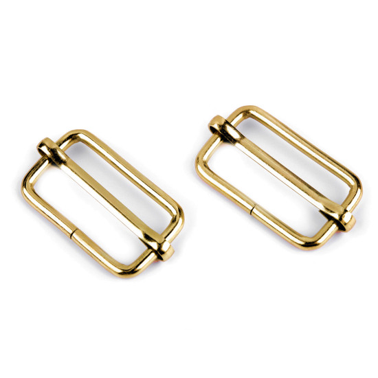 Adjustable slide buckle width 25 mm for webbing - Nickel (300 Pieces) Adjustable slide buckle width 25 mm for webbing - Nickel (300 Pieces)