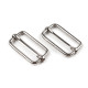 Adjustable slide buckle width 25 mm for webbing - Nickel (300 Pieces) Adjustable slide buckle width 25 mm for webbing - Nickel (300 Pieces)