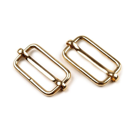 Adjustable slide buckle width 25 mm for webbing - Nickel (300 Pieces) Adjustable slide buckle width 25 mm for webbing - Nickel (300 Pieces)