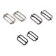 Adjustable slide buckle width 25 mm for webbing - Nickel (300 Pieces) Adjustable slide buckle width 25 mm for webbing - Nickel (300 Pieces)