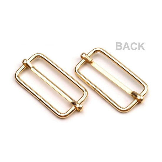 Adjustable slide buckle width 33 mm for webbing - Nickel (100 Pieces) Adjustable slide buckle width 33 mm for webbing - Nickel (100 Pieces)