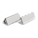 Metal crimp end / end tip for flat cord, width 25 mm - Nickel (300 Pieces) Metal crimp end / end tip for flat cord, width 25 mm - Nickel (300 Pieces)