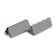 Metal crimp end / end tip for flat cord, width 25 mm - Nickel (300 Pieces) Metal crimp end / end tip for flat cord, width 25 mm - Nickel (300 Pieces)