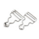 Dungaree clips, pulling hole 28; 30; 38 mm - Vintage brass (4 Pieces) Dungaree clips, pulling hole 28; 30; 38 mm - Vintage brass (4 Pieces)