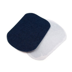 Denim iron-on patches 13x18 cm - Flake darkblue (1 Bag)