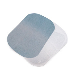 Denim iron-on patches 13x18 cm - Pigeon blue (1 Bag)