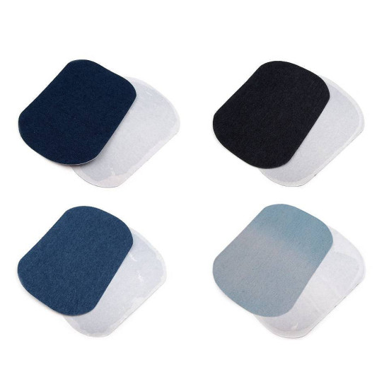 Denim iron-on patches 13x18 cm - Anthracite (1 Bag) Denim iron-on patches 13x18 cm - Anthracite (1 Bag)
