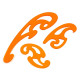 French curve rulers,set of 3 pcs - Orange (5 Sets) French curve rulers,set of 3 pcs - Orange (5 Sets)