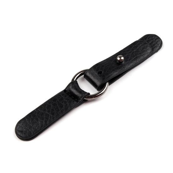 Bag snaps with eko leather tabs - Black (30 Pairs) Bag snaps with eko leather tabs - Black (30 Pairs)