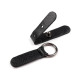 Bag snaps with eko leather tabs - Black (30 Pairs) Bag snaps with eko leather tabs - Black (30 Pairs)