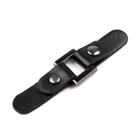 Bag snaps with eko leather tabs - Black (30 Pairs) Bag snaps with eko leather tabs - Black (30 Pairs)