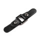 Bag snaps with eko leather tabs - Black (30 Pairs) Bag snaps with eko leather tabs - Black (30 Pairs)