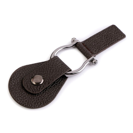 Bag buckle  4.2x11.5 cm - Black (10 Pairs)
