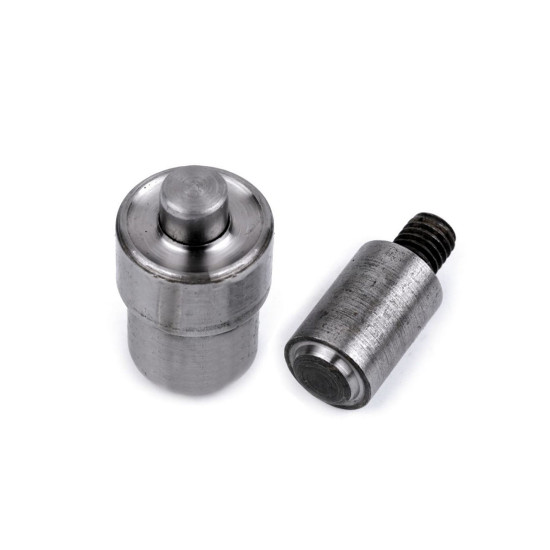 Aufsatz zum nieten von ösen, innen-ø 10 mm - Nickel (1 Set)