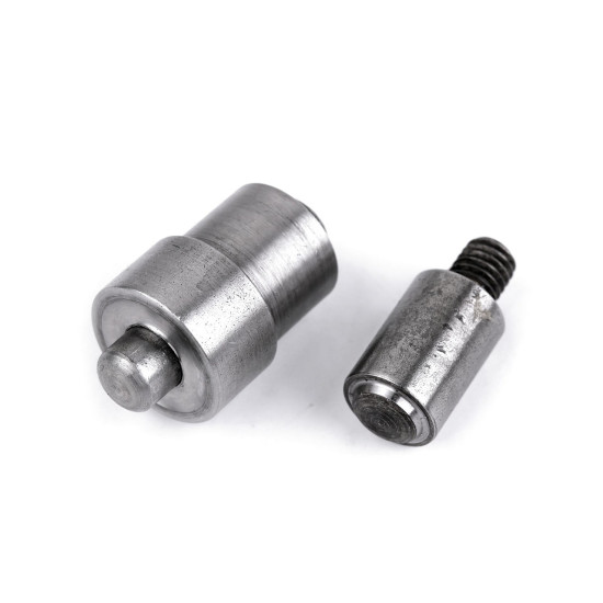 Aufsatz zum nieten von ösen, innen-ø 10 mm - Nickel (1 Set)