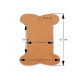 Karta papierowa 8x10,5 cm - Naturalny (100 Sztuki) Karta papierowa 8x10,5 cm - Naturalny (100 Sztuki)