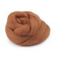 Wool fleece roving 20 g combed - Rusty medium (1 Bag) Wool fleece roving 20 g combed - Rusty medium (1 Bag)