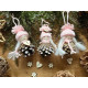 Wool fleece roving 20 g combed - Rusty medium (1 Bag) Wool fleece roving 20 g combed - Rusty medium (1 Bag)