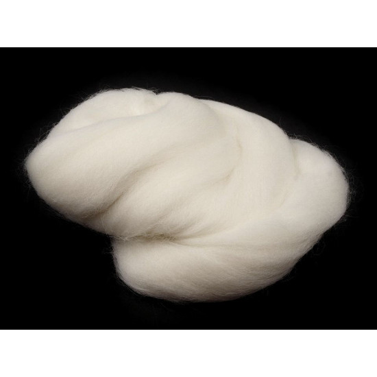 Wool fleece roving 20 g combed - Rusty medium (1 Bag) Wool fleece roving 20 g combed - Rusty medium (1 Bag)