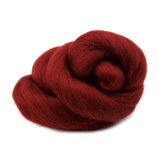 Wool fleece roving 20 g combed - Rusty medium (1 Bag) Wool fleece roving 20 g combed - Rusty medium (1 Bag)