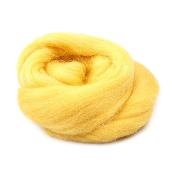 Wool fleece roving 20 g combed - Rusty medium (1 Bag) Wool fleece roving 20 g combed - Rusty medium (1 Bag)