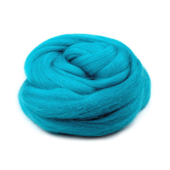 Wool fleece roving 20 g combed - Rusty medium (1 Bag) Wool fleece roving 20 g combed - Rusty medium (1 Bag)