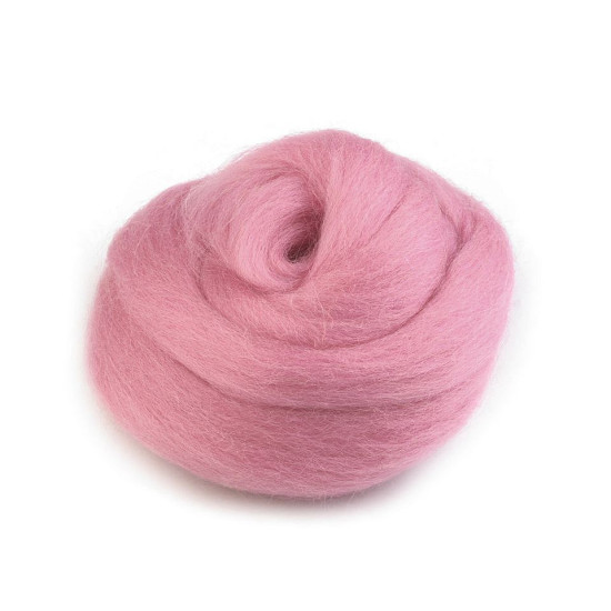 Wool fleece roving 20 g combed - Rusty medium (1 Bag) Wool fleece roving 20 g combed - Rusty medium (1 Bag)
