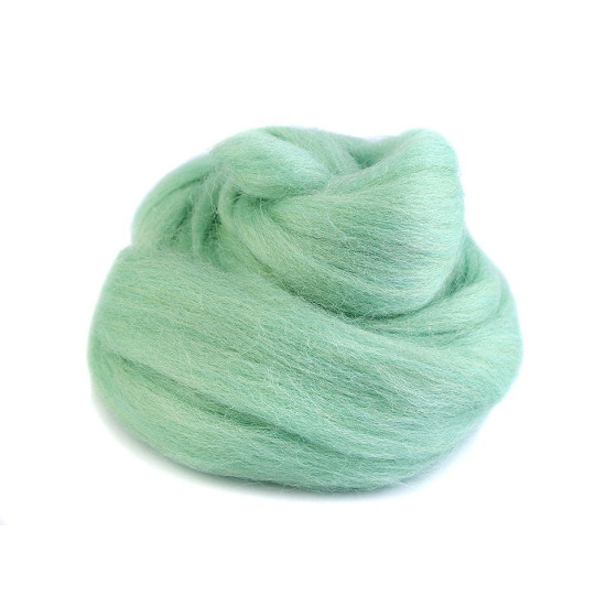 Wool fleece roving 20 g combed - Rusty medium (1 Bag) Wool fleece roving 20 g combed - Rusty medium (1 Bag)