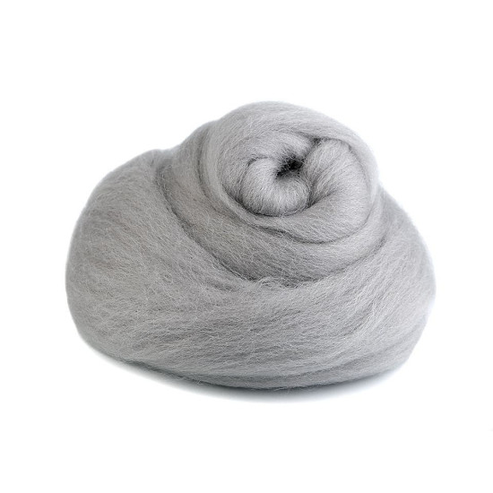 Wool fleece roving 20 g combed - Rusty medium (1 Bag) Wool fleece roving 20 g combed - Rusty medium (1 Bag)
