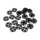 Felvarrható műanyag patent / összenyomható gomb ø13 mm, ø15 mm - Transparent (100 Párok) Felvarrható műanyag patent / összenyomható gomb ø13 mm, ø15 mm - Transparent (100 Párok)