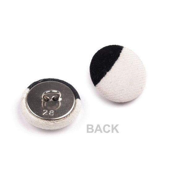 Self-cover all metal button 44' - Nickel (100 Sets) Self-cover all metal button 44' - Nickel (100 Sets)