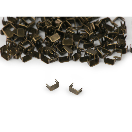 Butée inférieure de fermeture éclair n<sup>o</sup> 3 - Nickel (50 Grammes) Butée inférieure de fermeture éclair n<sup>o</sup> 3 - Nickel (50 Grammes)