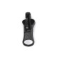 Reversible slider to plastic zippers no 5 - Black (50 Pieces)