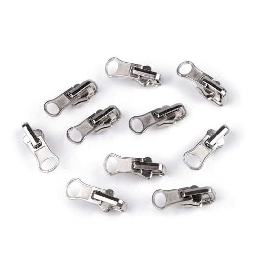 Reversible slider to plastic zippers no 5 - Black (50 Pieces)
