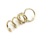 Anello avvitabile in metallo per forme, per attività di fai-da-te, in polistirene, dimensioni: 1 x 3 cm - Oro (10 Pezzi) Anello avvitabile in metallo per forme, per attività di fai-da-te, in polistirene, dimensioni: 1 x 3 cm - Oro (10 Pezzi)