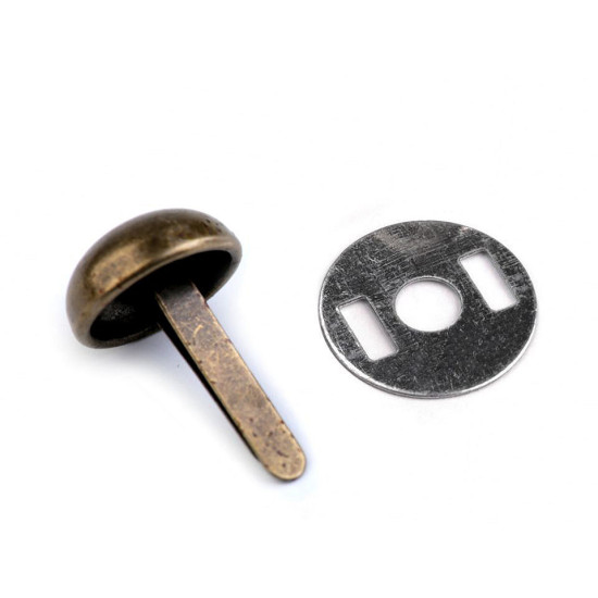 Bodennägel/taschenfüsse aus metall ø 12 mm - Altmessing (10 Sets) Bodennägel/taschenfüsse aus metall ø 12 mm - Altmessing (10 Sets)