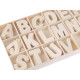 Wooden letters in a box - Natural light (1 Box) Wooden letters in a box - Natural light (1 Box)