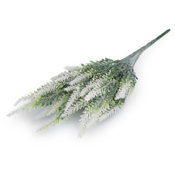 Artificial heather - White (1 Bunch)