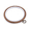 Cadre cerceau de broderie flexi, ø 12 cm - Marron (1 Pièce)