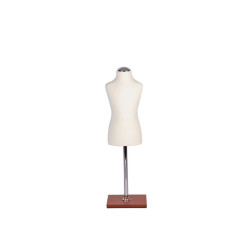 Tailor dressmaker dummy mannequin, child size 110-122 - White milk (1 Piece)