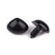 Nos do zabawek z zatyczką 15x20 mm - Czarny (5 Zestawy) Nos do zabawek z zatyczką 15x20 mm - Czarny (5 Zestawy)