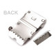 Gürtelschnalle aus metall, durchzug 30 mm, mit endstück - Nickel (1 Set) Gürtelschnalle aus metall, durchzug 30 mm, mit endstück - Nickel (1 Set)