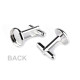 Diy cufflinks, w/h unfinished pad ø14 mm - Silver light (2 Pieces) Diy cufflinks, w/h unfinished pad ø14 mm - Silver light (2 Pieces)