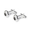 Diy cufflinks, w/h unfinished pad ø14 mm - Silver light (2 Pieces)