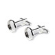 Diy cufflinks, w/h unfinished pad ø14 mm - Silver light (2 Pieces) Diy cufflinks, w/h unfinished pad ø14 mm - Silver light (2 Pieces)