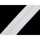 Continuous nylon zipper no 7 - Black (25 Meters)
