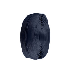 Continuous nylon zipper no 7 - Blue dark (1 Meter)